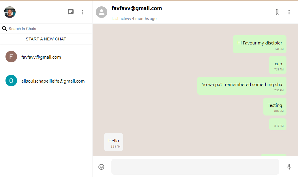 WhatsApp Web Clone